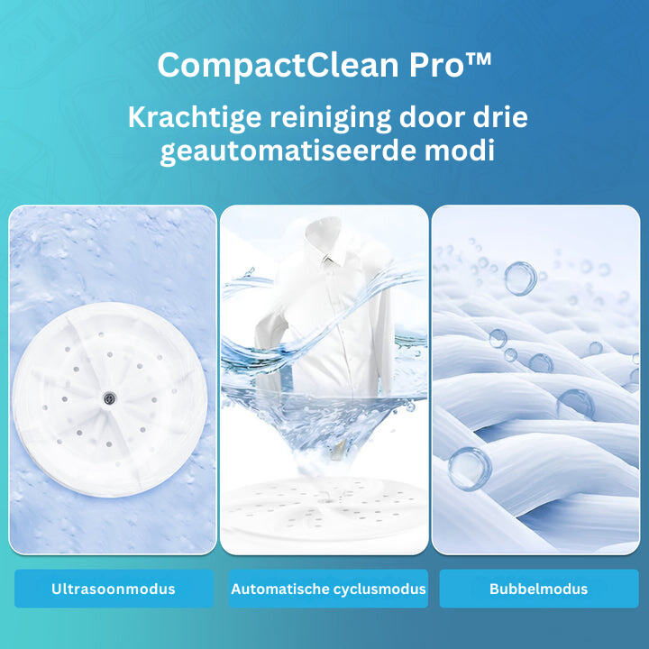 CompactClean Pro™ Draagbare Wasmachine